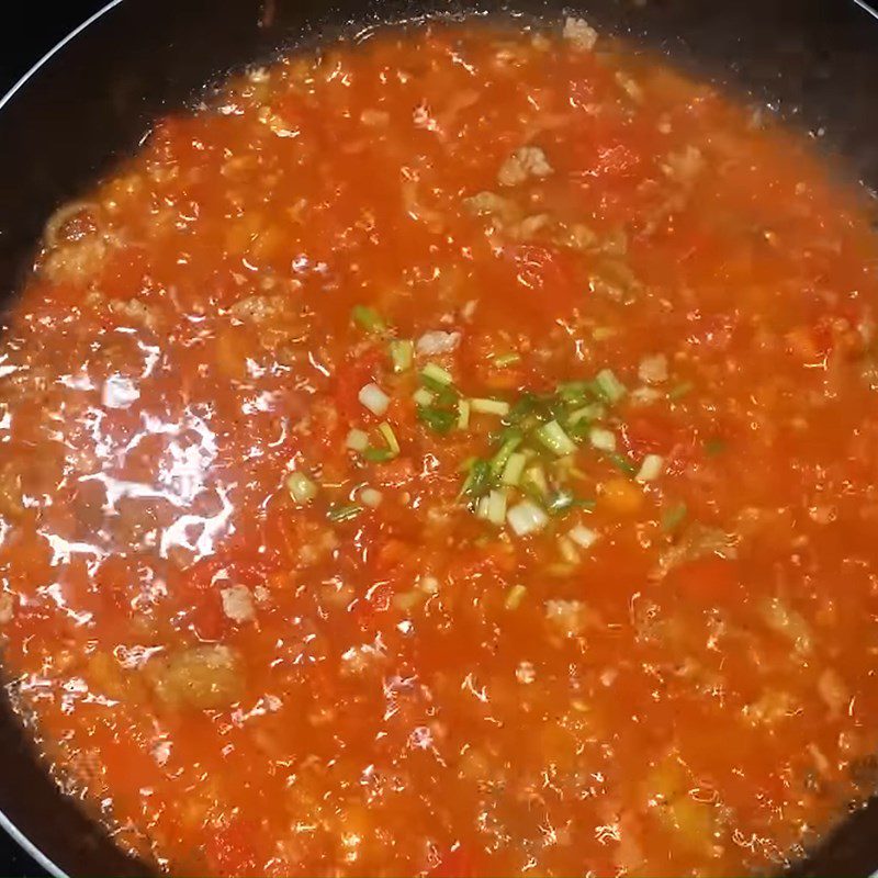 Step 4 Completion Tomato sauce