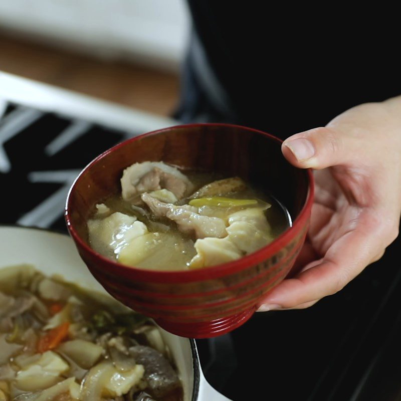 Step 4 Completed Tonjiru Soup