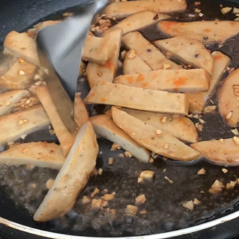 Step 3 Fish Braise Fish cake braised with pepper