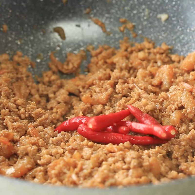 Step 3 Minced meat braised Minced meat braised