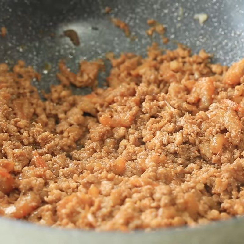 Step 3 Minced meat braised Minced meat braised