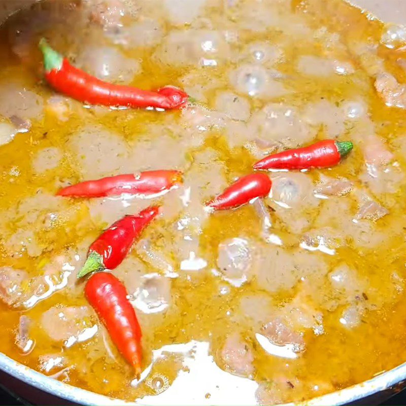 Step 3 Meat Braise Shrimp paste braised meat