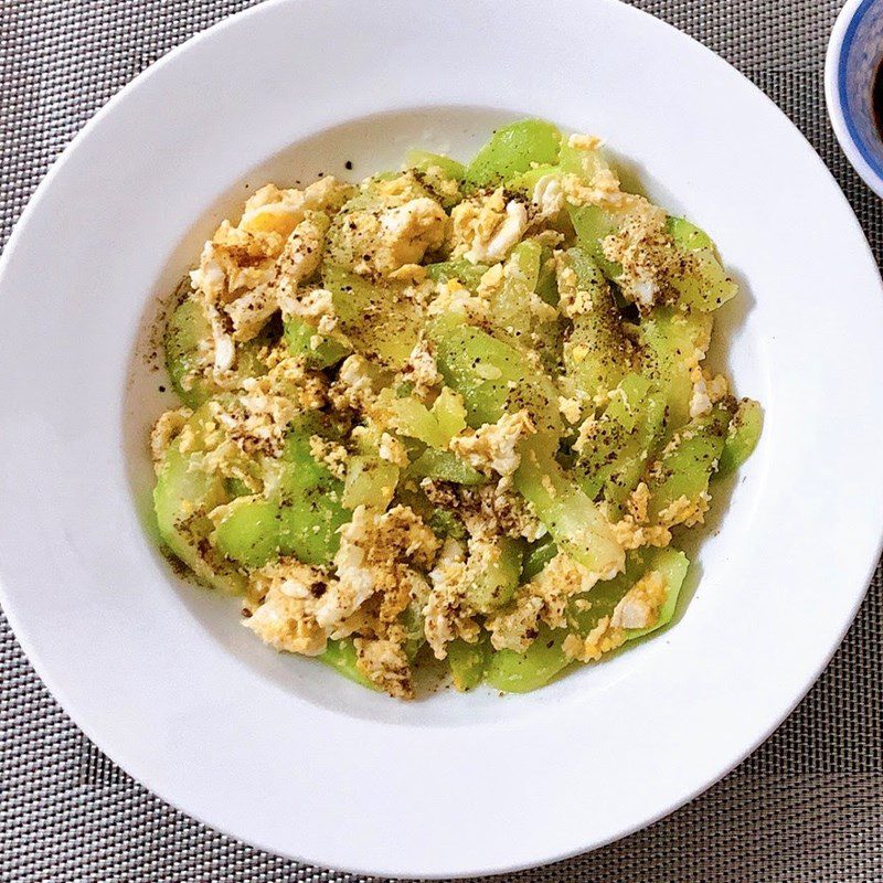 Step 2 Stir-fried gourd with eggs Stir-fried gourd with eggs