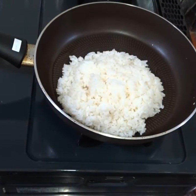 Step 1 Making crispy rice Seaweed Crispy Rice with Pork Floss