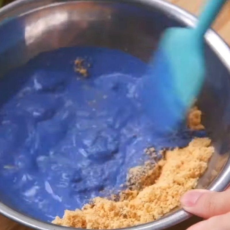 Step 1 Making the cake base Blue Velvet Yogurt Cake with Butterfly Pea Flower