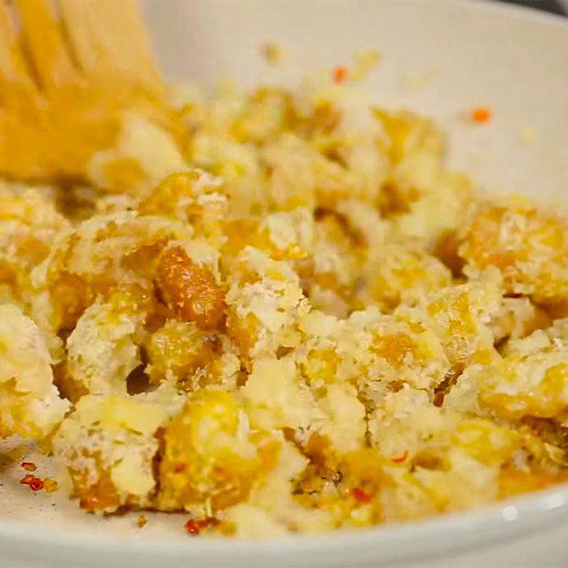 Step 6 Making salted chili chicken skin