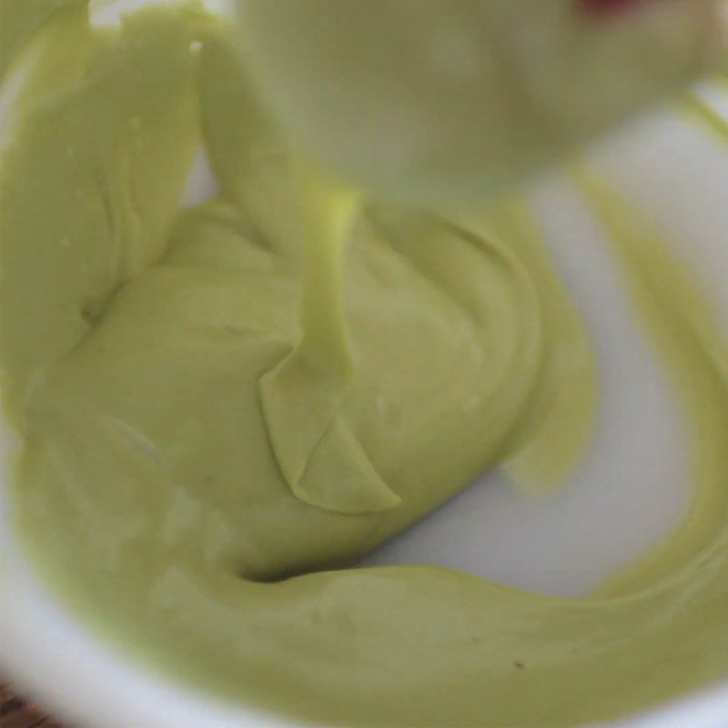 Step 6 Making matcha chocolate Matcha scone