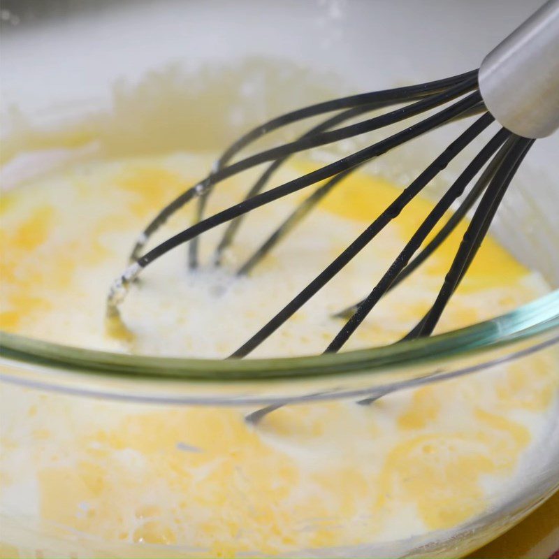 Step 5 Making egg cream Grapefruit tart