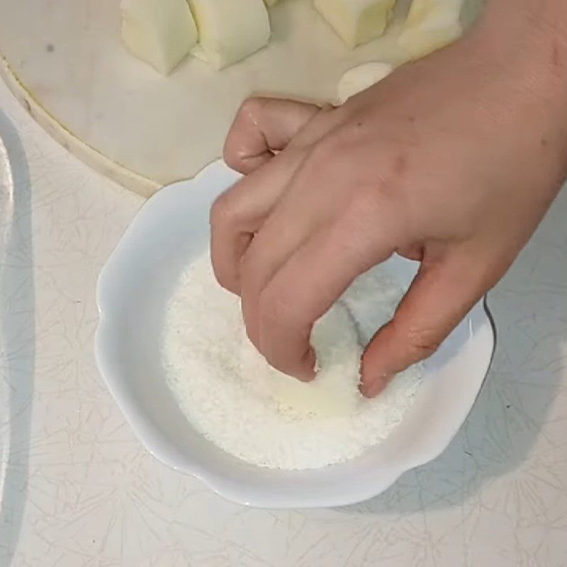 Step 2 Cool and complete Coconut milk cake without condensed milk