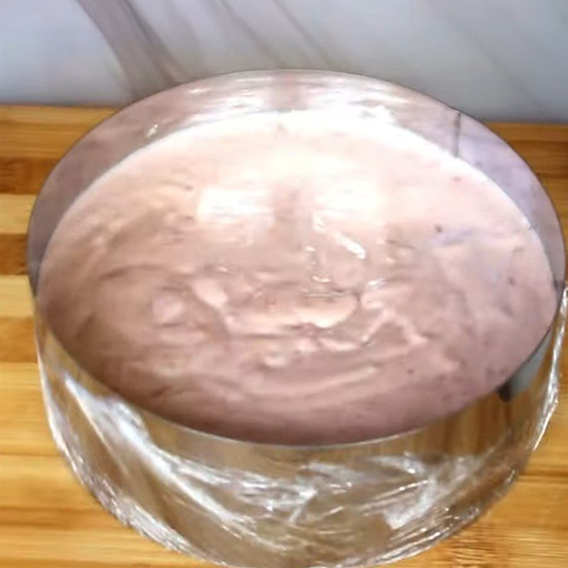 Step 2 Making Plum Mousse Plum Mousse Cake