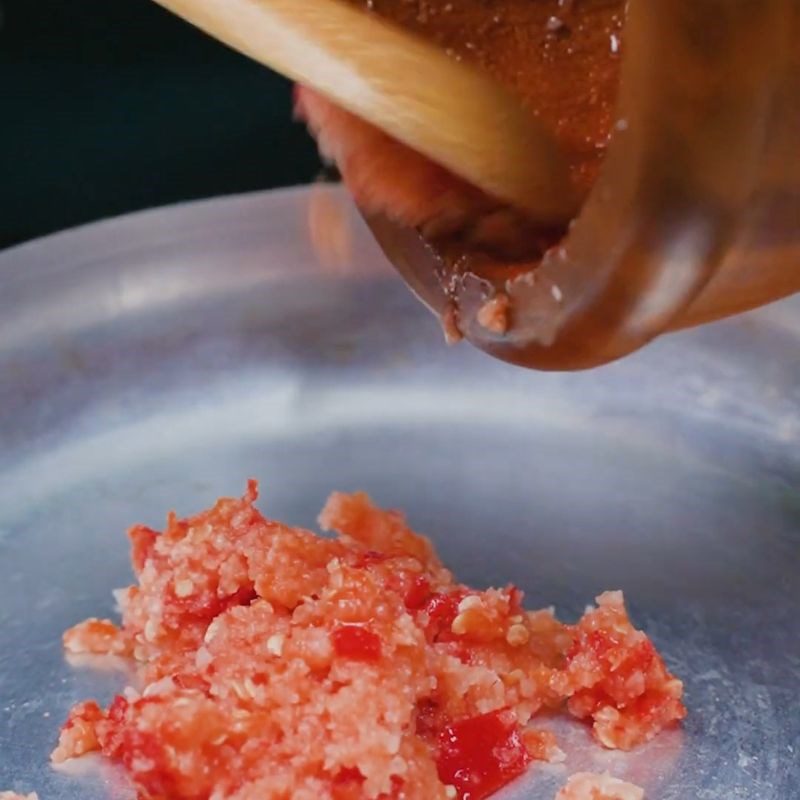 Step 4 Making dipping salt Bún Xiêm Lo