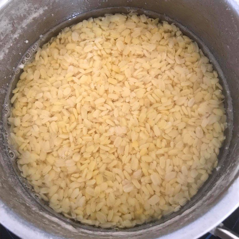 Step 1 Prepare the filling for Lotus Mooncakes with Mung Bean Filling