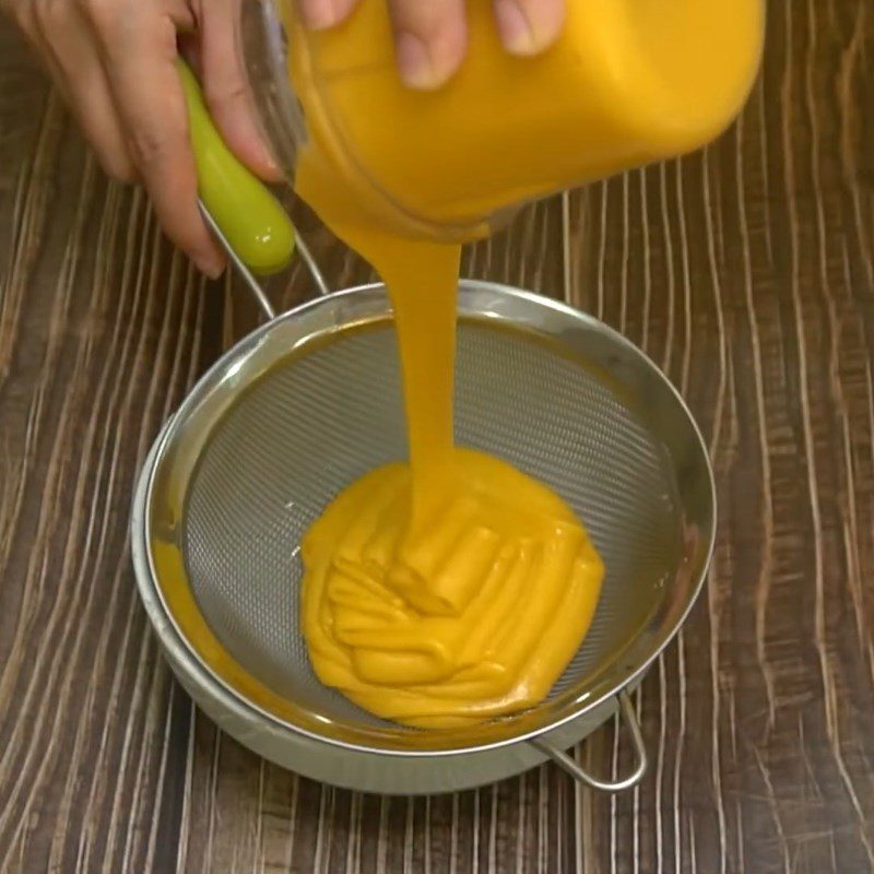 Step 2 Making the molten salted egg yolk filling for mooncake with air fryer