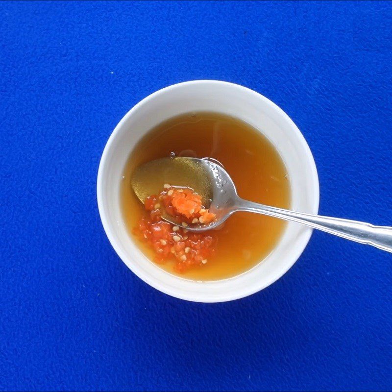 Step 2 Make the dressing for Thai-style catfish mango salad