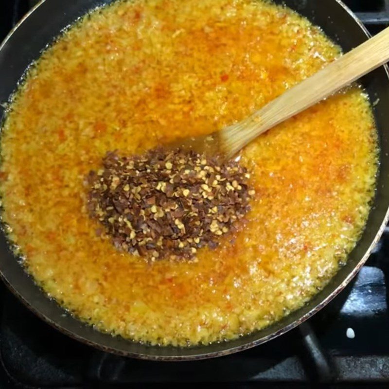 Step 3 Make satay Leek vegetarian satay