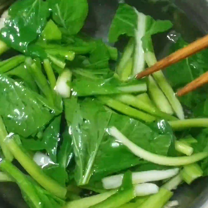 Step 3 Boiled Greens Boiled Greens