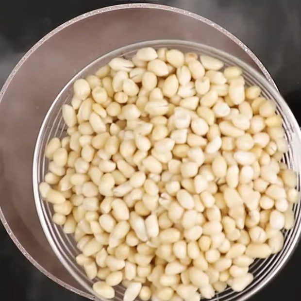 Step 2 Boil peanuts Soaked peanuts