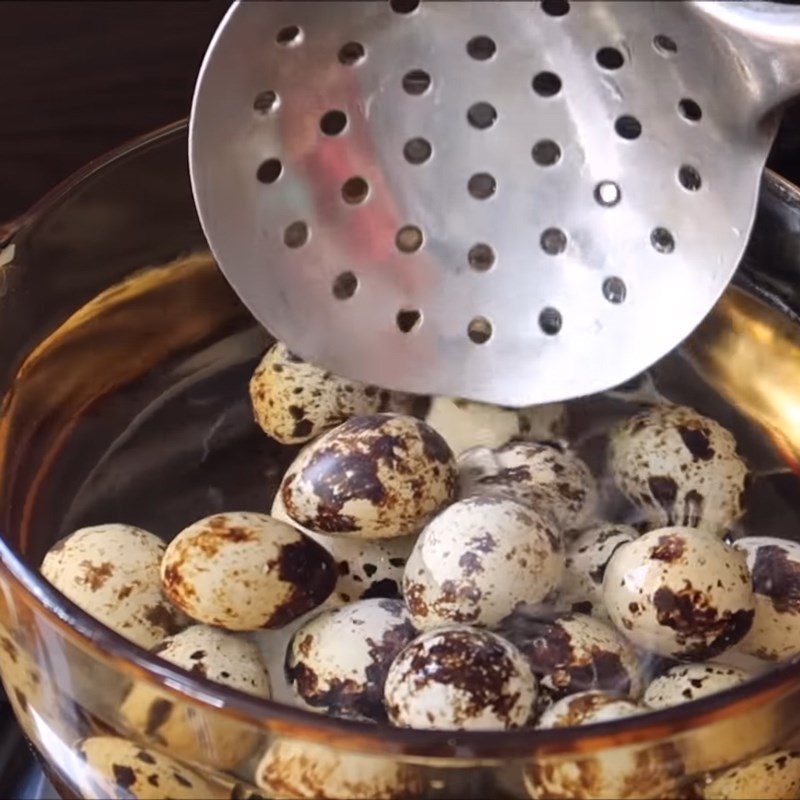 Step 1 Boil Quail Eggs Canned Sardines with Quail Eggs