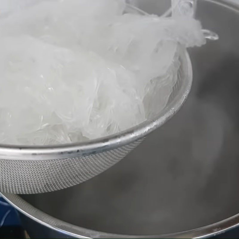 Step 2 Boil and Marinate Vermicelli Stir-fried Vermicelli with Vegetarian Pork