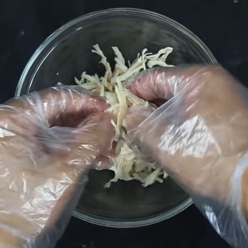 Step 3 Boil and Shred Chicken Breast Fried Pho with Mixed Chicken