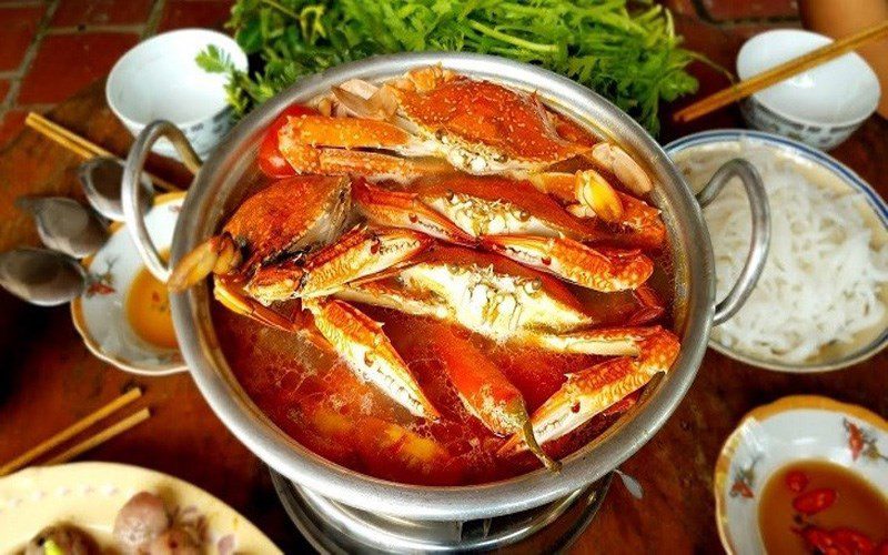 Crab hot pot