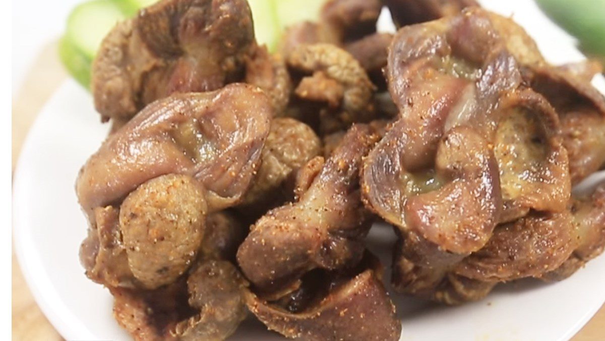 Fried Chicken Gizzards with Chili Salt