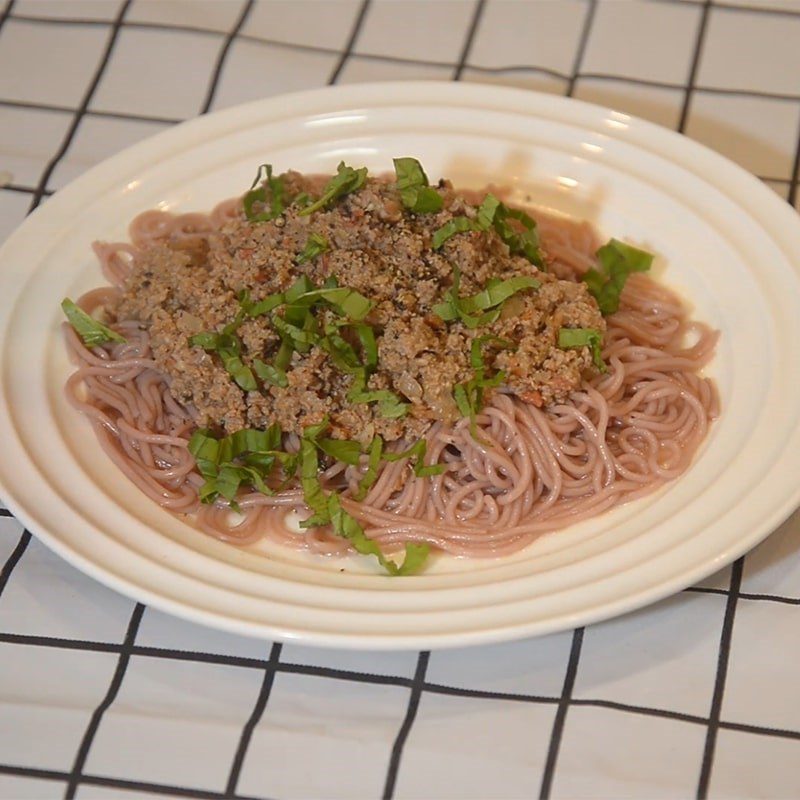 Step 5 Final Product Brown Rice Spaghetti