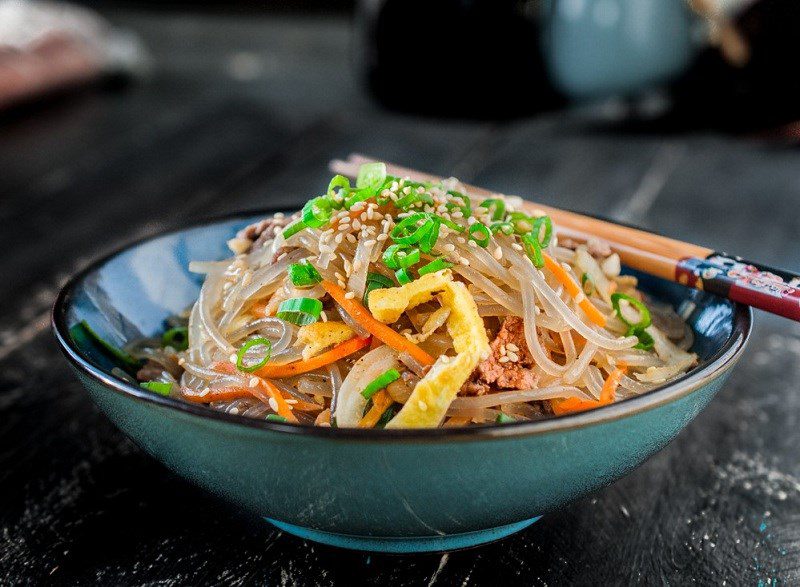 Japchae (Stir-fried Glass Noodles)