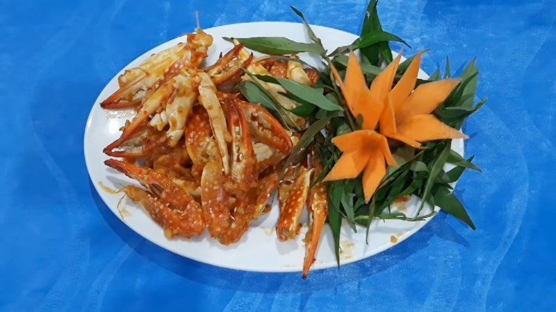 Salted fried crab