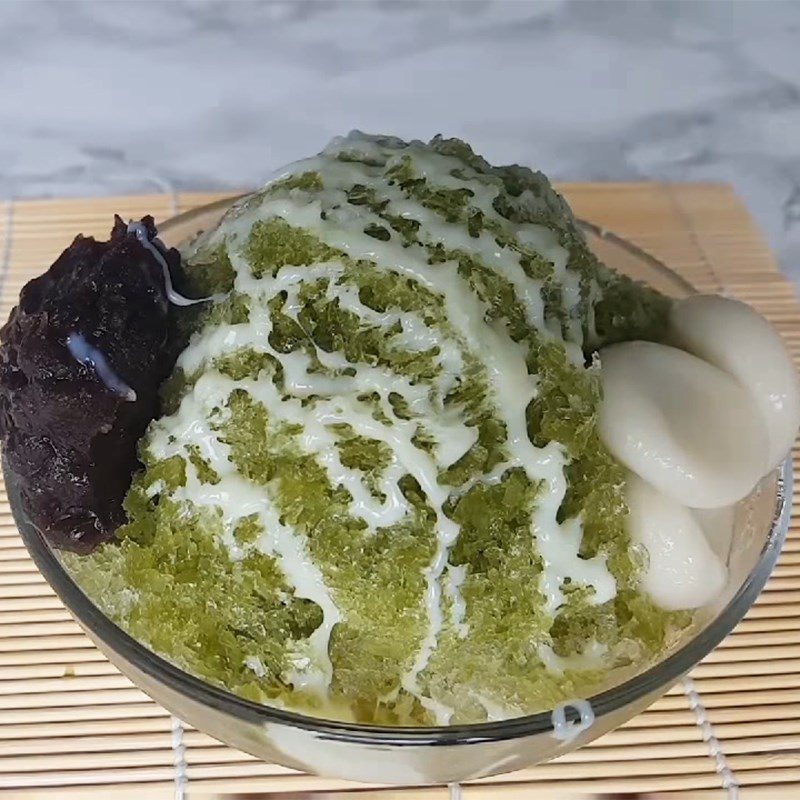 Step 5 Product Green tea shaved ice