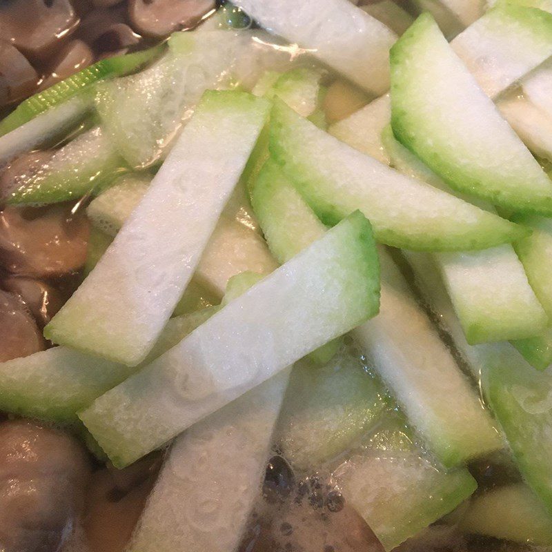 Step 3 Cook the Soup Melon and Straw Mushroom Soup