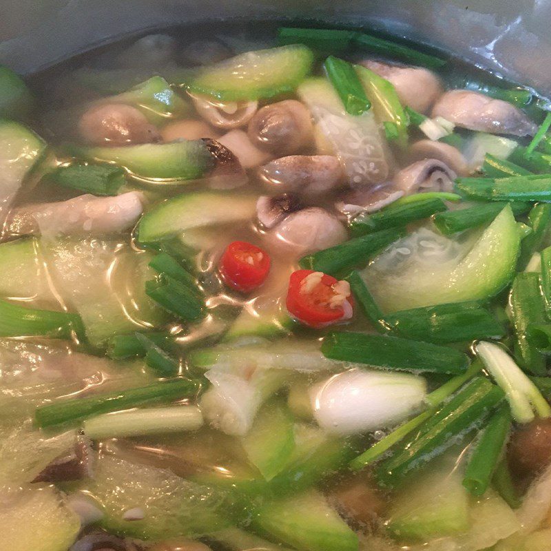 Step 3 Cook the Soup Melon and Straw Mushroom Soup