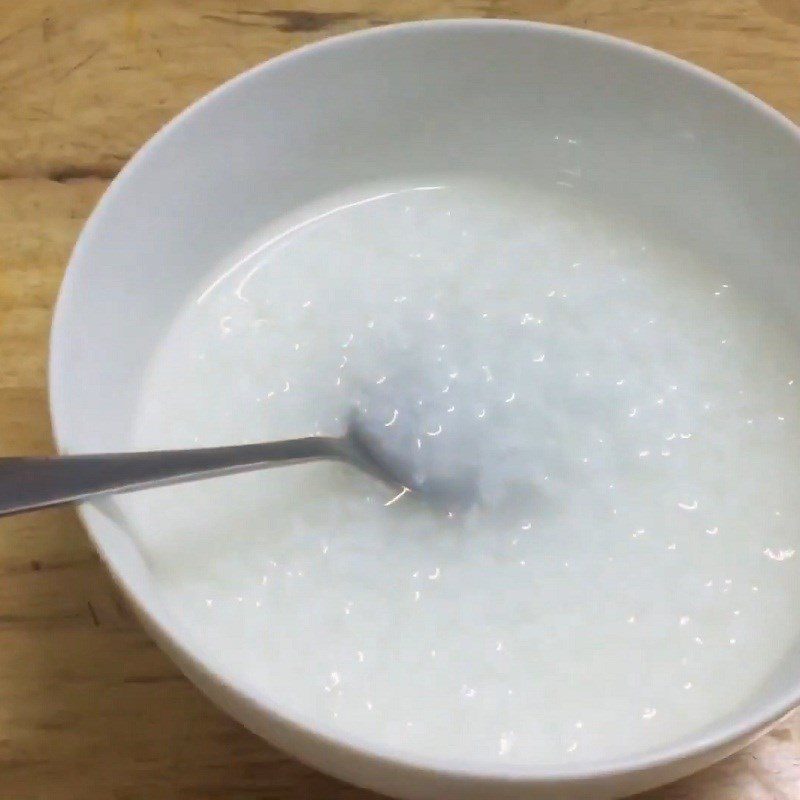 Step 4 Cook the porridge and finish Meat porridge with potatoes