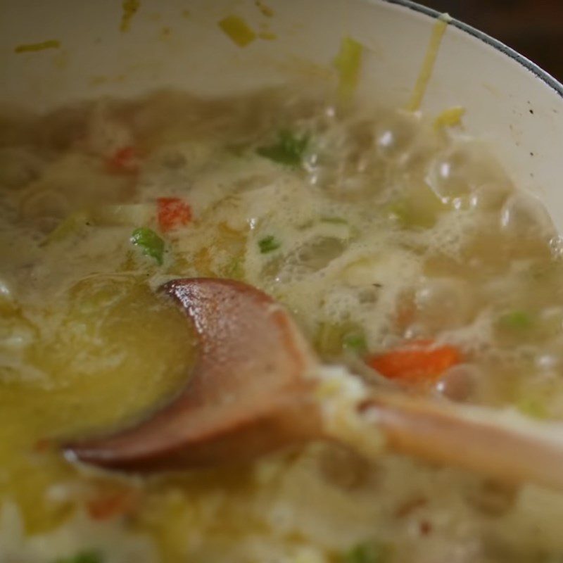 Step 3 Cooking the vegetables Pureed vegetable soup