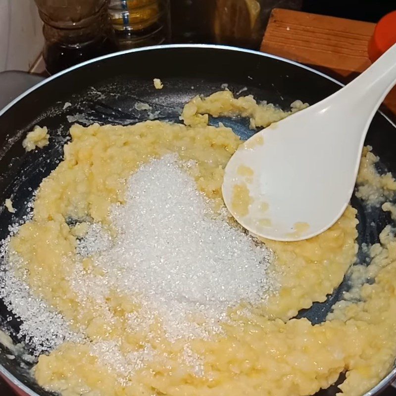 Step 1 Cooking mung beans Coconut Cake