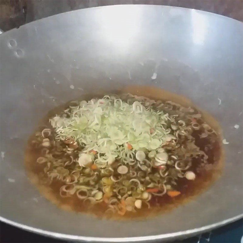 Step 2 Cook the fish sauce White fish braised with lemongrass and chili