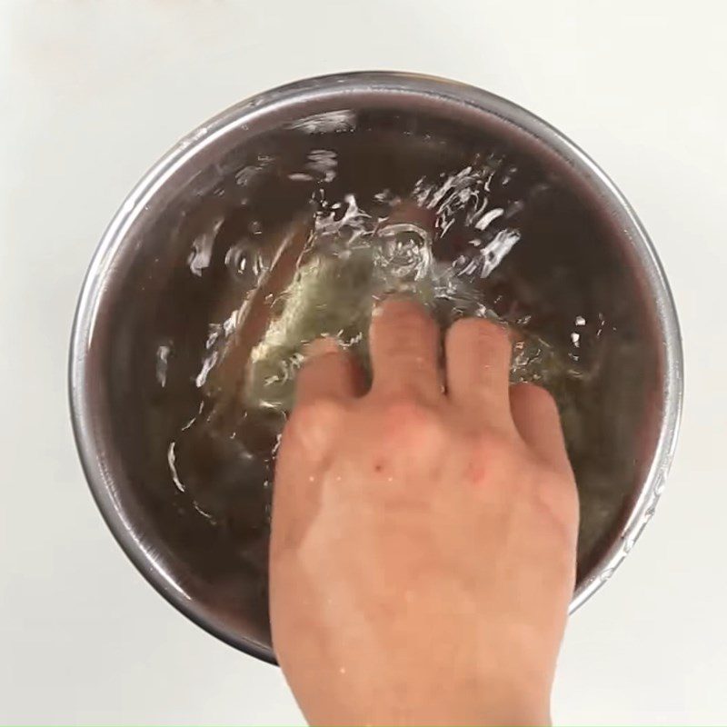 Step 1 Soaking gelatin for Coconut Milk Cake