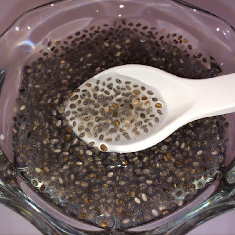 Step 1 Soak Chia Seeds Honey Orange Juice