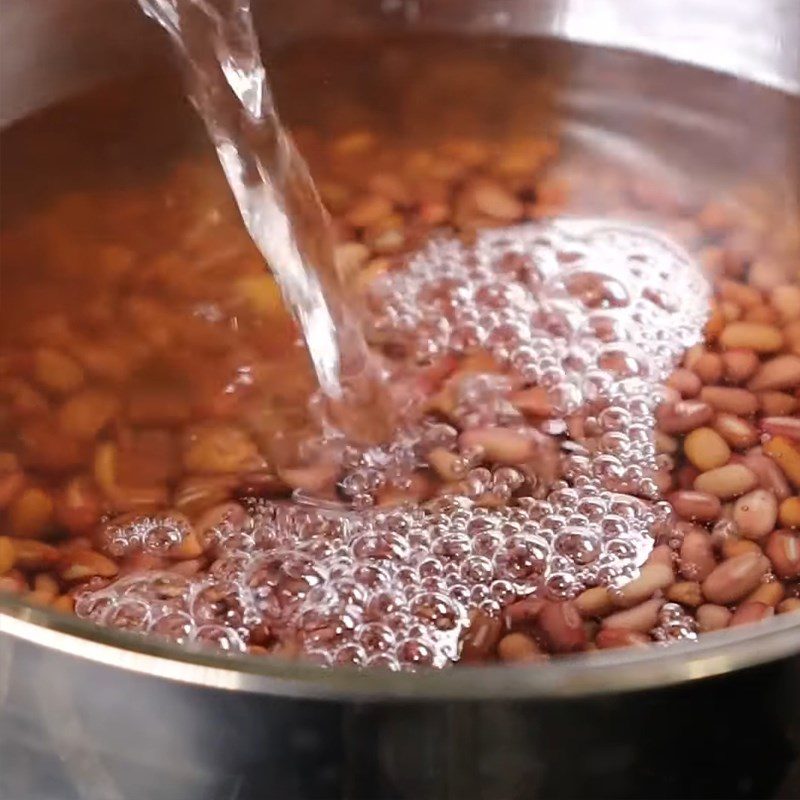 Step 1 Soak and cook red beans Red Bean Matcha Milk