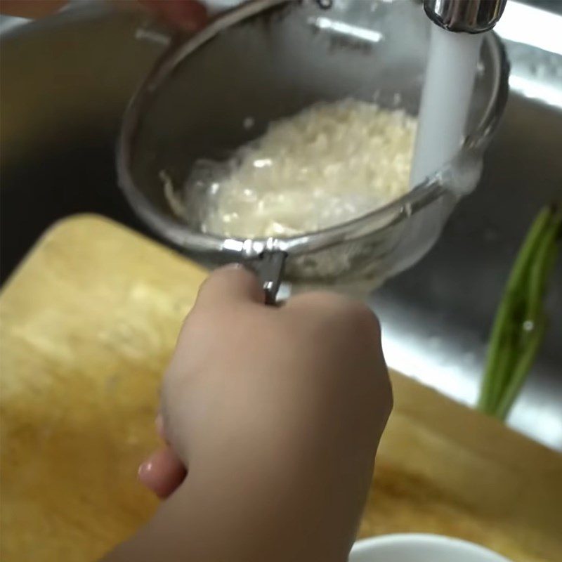 Step 1 Soak oatmeal Oatmeal Cake