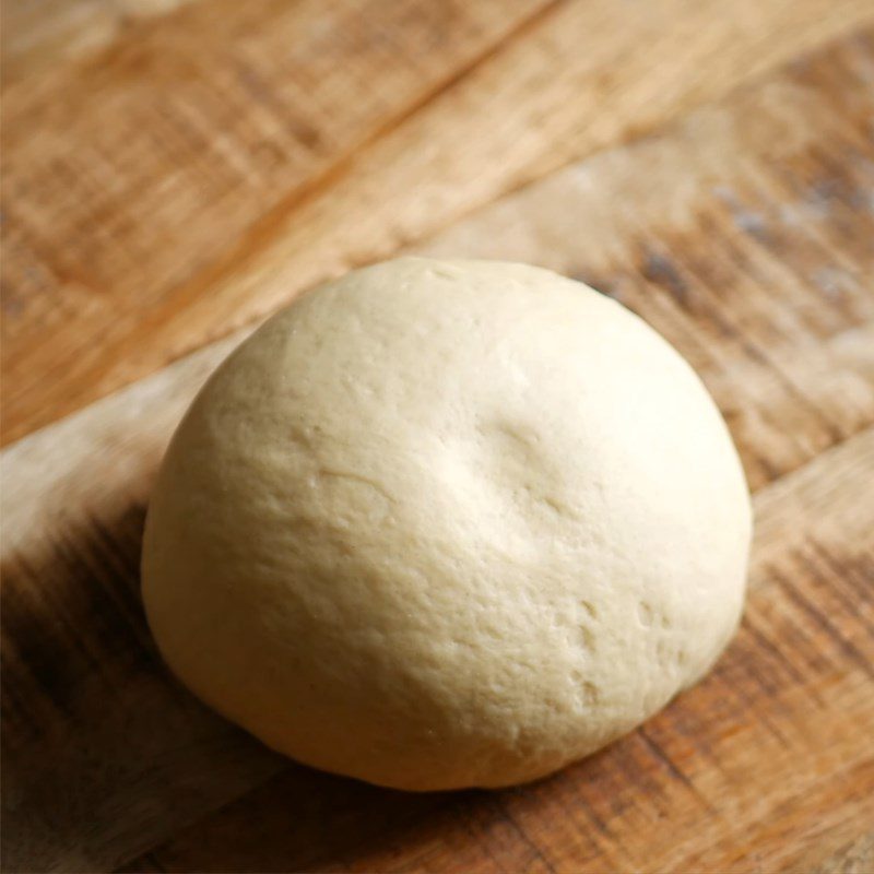 Step 2 Kneading the dough for cheese-filled ravioli with melted eggs