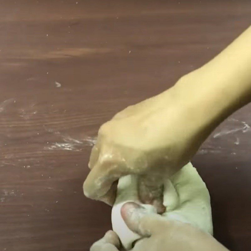 Step 2 Kneading the dough The dough for the dumplings is made from all-purpose flour