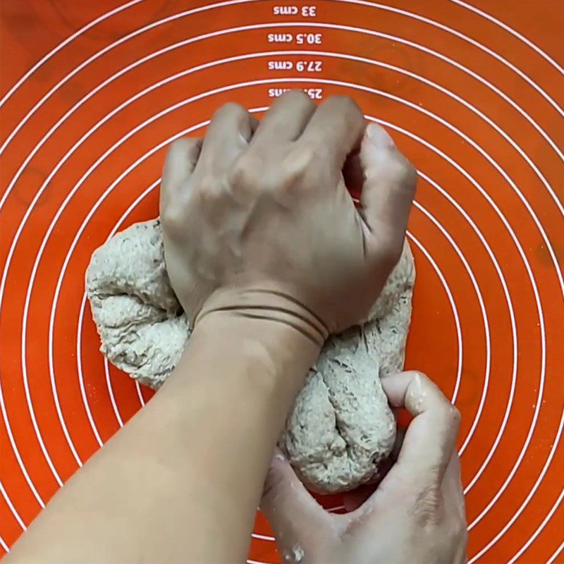 Step 2 Kneading the dough Whole Wheat Bread using an Air Fryer