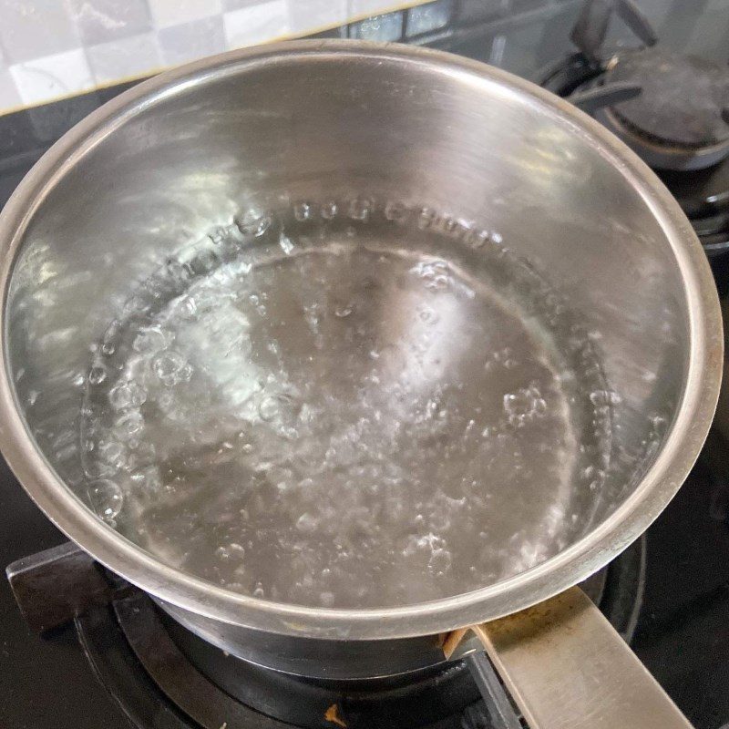 Step 1 Kneading dough Fried Flour Cake with Sweet Filling