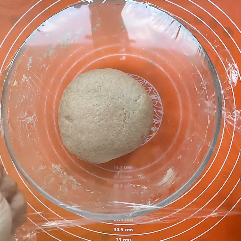 Step 3 Kneading the dough and proofing the dough for the first time Whole Wheat Butter Bread using an air fryer