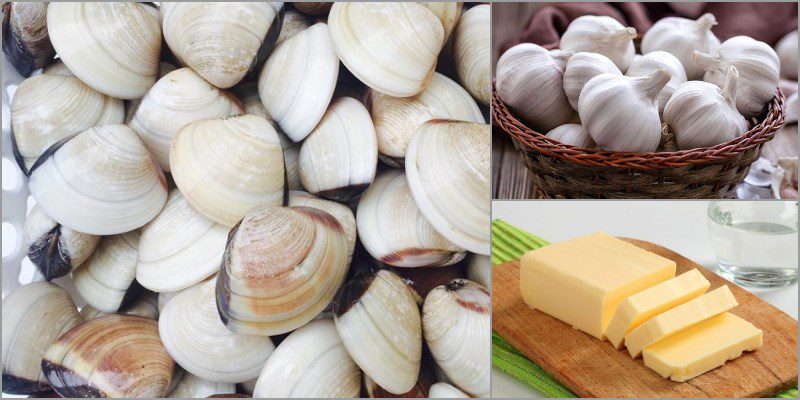 Ingredients for Stir-fried Clams