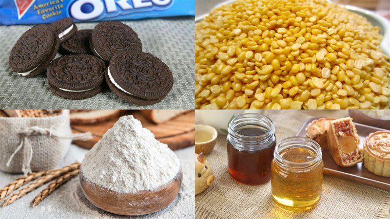 Ingredients for Oreo mooncake