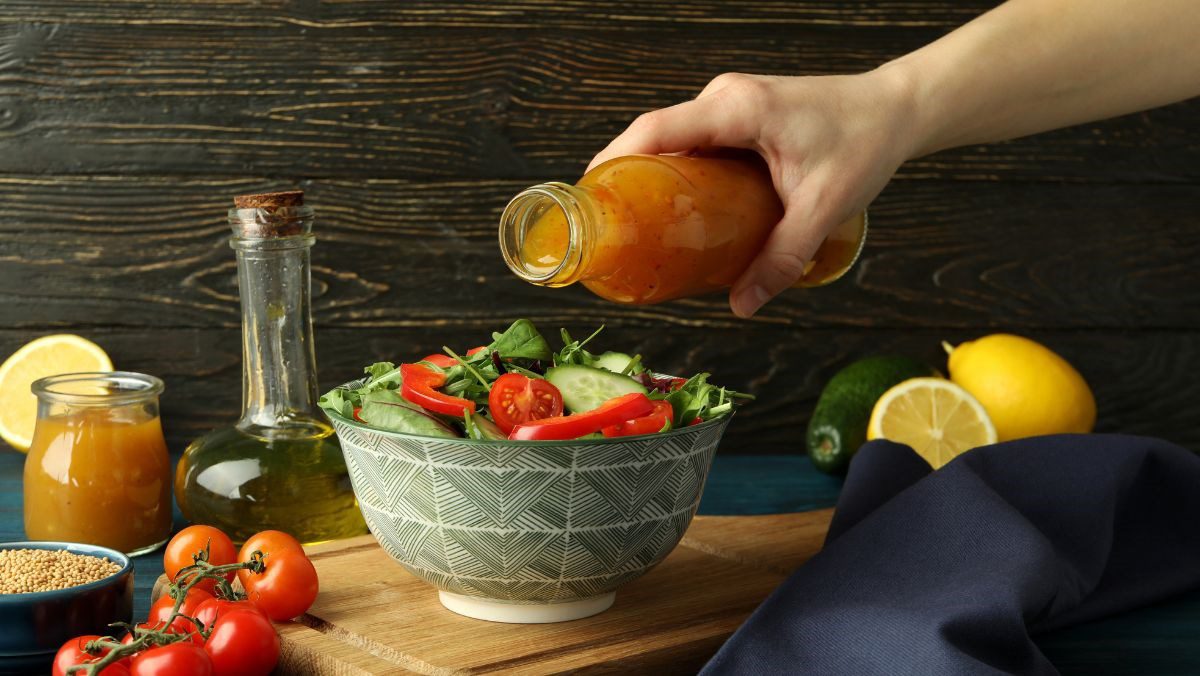 Passion fruit salad dressing