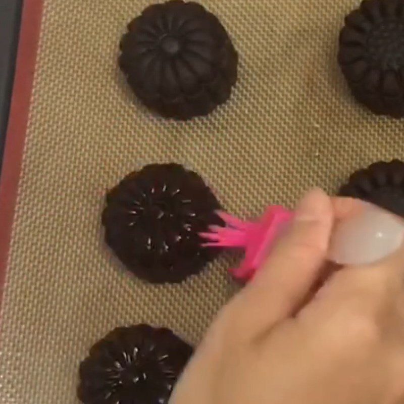 Step 5 Baking the Cake Vegetarian Moon Cake without Oven