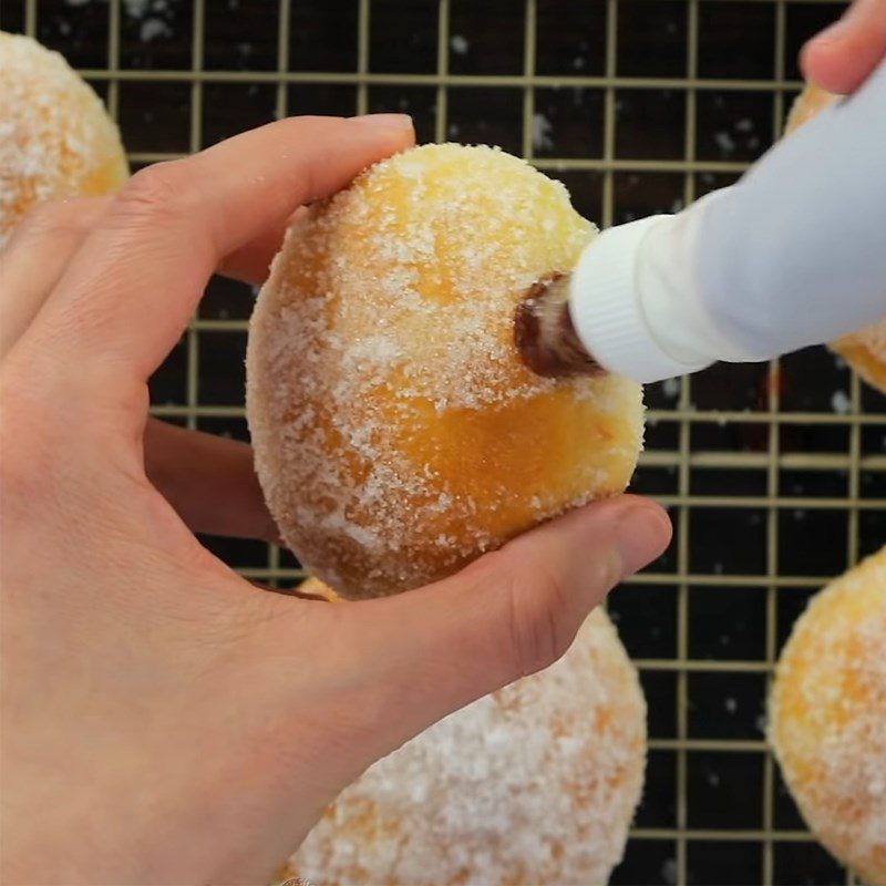 Step 4 Baking and Filling Baked Donuts with Jam Filling